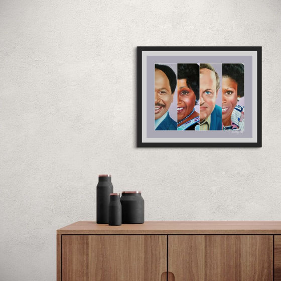 The Jeffersons Mat Print